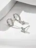 Joyería Europea y Americana de Venta Caliente Transfronteriza Diseño de Forma Geométrica Pendientes Incrustados de Circonita Set Versátil de Pendientes Venta al por Mayor