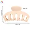 Qiyue Nuevo Pinza para el Cabello de Calabaza de Color Sólido Pinza de Tiburón Grande PC Exquisito Accesorio para el Cabello de Alta Gama para Mujeres Yiwu Al por Mayor