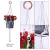 Cesta Suspensa de Malha para Pendurar DIY Artesanal Saco de Malha Decoração de Interior Cesta Suspensa Transfronteiriça Vaso de Flores Saco de Malha Vaso de Flores para Pendurar Plantas