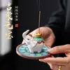 Adorno Aromático Portaincienso, Quemador de Incienso Casero Estilo Chino, Regalo para Mesa de Té, Portaincienso de Escritorio, Bandeja de Incienso, Quemador de Incienso