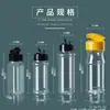 Botellas de Condimentos al por Mayor 100ml 150ml Botellas de Condimentos para Barbacoa Cúrcuma en Polvo Botellas de Plástico con Tapa abatible tipo mariposa con Agujeros