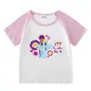Ropa Nueva para Niños, Camisetas de Manga Corta de Verano para Niños, Camisetas Interiores Raglán para Niños y Niñas, Camisetas de Manga Media para Bebés, Tops para Niños