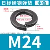 Arandelas de resorte ennegrecidas Grado 8, Arandelas de alta resistencia, Negras, Estándar Nacional, Estándar Japonés, M2M2.5-M36