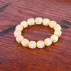 Cuentas de Ágata Imitación con Piezas de Flor Caladas Pulsera Chapada en Oro Pulsera de Oro de Arena Vietnamita Joyería para Microempresas al por Mayor
