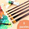 820 Nylon Caneta de Tinta a Óleo Crianças Pigmento Acrílico Giz de Água Conjunto de Canetas Aquarela Pintura de Arte Caneta de Pintura