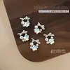 Novos Acessórios para Nail Art de Laço de Guirlanda de Natal, Liga Metálica Super Brilhante Estilo Japonês Incrustada com Diamantes e Pérolas, Decorações de Diamante para Unhas de Guirlanda