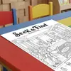 10 hojas/paquete de pósters para colorear, nuevos libros ilustrados educativos creativos de temática romana vintage transfronterizos para buscar y colorear