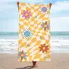Alfombra de rizo patrón de moda toalla para sudar toalla de playa toalla de baño chal toallita de microfibra impresión digital costero