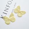 Pegatinas de tela de mariposa de hilo de nieve bordado Accesorios para ropa Flor para zapatos Material Accesorios para joyería DIY Procesamiento de flores hechas a mano