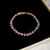 Pulsera con Cierre de Flor de Circonita y Perla, Estilo Coreano Dulce y Elegante, Pulsera Versátil para el Viaje Diario, Accesorio de Mano de Lujo Ligero de Nicho