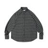 Vestido Estrada Antigo 2025 Primavera Novo Japonês Vintage Xadrez Solto Gola Camisa Moda Marca Casal Casual Camisa