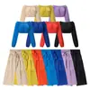 2026 Nuevo Conjunto Casual Europeo para Mujer de Pierna Ancha Cintura Alta Color Sólido Micro-campana Atado Caída Pantalones de Manga Larga