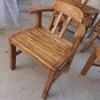 Mesa de Té de Olmo Viejo, Mesa de Té de Panel de Puerta Vieja de Olmo, Mesa de Tablero de Madera Viejo, Tablero Intemperizado de Madera Maciza, Barra de Mostrador de Casa de Huéspedes Nostálgica Vintage
