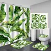 Cortina de Ducha para Baño Amazon Morado Floral Estampado Digital Poliéster Impermeable Serie de Flores Directo del Fabricante