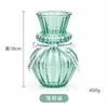 Vaso de Vidro Cabaça Listrado Retrô Decoração Simples para Casa Arranjador de Flores Secas Flores Hidropônicas