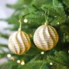 Decoraciones Populares de Navidad 4/6/8cm Bolas de Plástico Galvanizado con Forma Especial Bolas de Navidad Colgantes para Árbol de Navidad Amazon