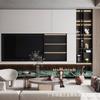 Nicho de Acero Inoxidable 304 Baño Empotrado Inodoro Estante de Almacenamiento Acabado Vitrina Mueble de TV Mueble de Partición Metálico