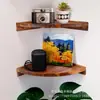 Estantería de Almacenamiento para Entrada de Esquina Montada en Pared Estantería de Almacenamiento para Adornos de Plantas en Maceta Estantería para Especias de Cocina Estantería de Almacenamiento para Cosméticos Estantería
