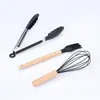 Conjunto de Utensílios de Cozinha de Silicone 12 Peças Resistente a Altas Temperaturas Antiaderente Espátula Colher Ferramentas de Cozinha Cozimento Espátula de Silicone Cozimento