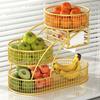 Estante de Almacenamiento de Escritorio Almacenamiento de Mesa Bandeja de Frutas Multicapa Mesa de Centro Estante de Almacenamiento de Snacks Soporte para Taza de Té Taza de Agua