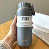 Nueva Taza Termo de Gran Capacidad Tyeso Tai Shuo para Deportes al Aire Libre Hervidor de Agua Portátil de Acero Inoxidable 304 Taza de Agua de Fácil Extracción