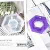 Molde para Colgante de Pegamento de Cristal DIY Molde de Silicona Cúbico Molde para Colgante de Suéter Molde para Colgar Molde para Collar