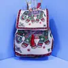 Bolsa Bordada Étnica Mochila Bordada para Mujer Nipper Flip Moda Casual Bolsa para Mujer Bordado Dorado