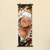 Pintura en aerosol HD caricatura one piece Luffy Sauron pintura colgante pintura decorativa para dormitorio póster de exposición de cómic pintura colgante