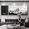 Pintura Decorativa de Pared para Fondo de Sofá de Sala de Estar Estilo Italiano de Lujo Ligero Modelo Nuevo 2026 con un Toque de Alta Gama y Gran Pintura Decorativa