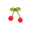Punto Cereza Bola de Pelo Alta Elasticidad Bola de Pelo DIY Linda Pasador para Niños Alta Elasticidad Hoja DIY Accesorios para Ropa Accesorios