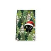 Paño de cocina navideño transfronterizo europeo y americano gofrado navideño de cocina absorbente paño de té multifuncional paño de limpieza para lavar platos