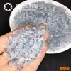 Pedra Triturada de Cristal Natural 2-4mm Pintura com Pasta Artesanal DIY Areia Colorida Decoração de Pintura de Areia Vaso Pedrinhas Coloridas Pequenas