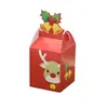Cajas de Regalo de Manzana Navideña con Tapas, Cajas de Regalo Decorativas
