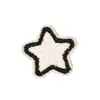 Parche Bordado de Estrella de Cinco Puntas y Corazón en Colores Macaron, Parche Autoadhesivo DIY, Pegatina de Tela para Ropa, Bolsos y Diarios, Lindo