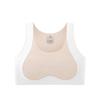 Ropa interior de contraste para niñas, estudiantes de secundaria, estudiantes de preparatoria, estudiantes de primaria y secundaria, chaleco de desarrollo, sujetador de copa fija sin trazos para mujeres