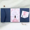 Cartões de Saudação Estilo Europeu Cortados a Laser para Casamento 60% de Desconto, Lindos Convites de Noivado, Cartões de Convite Simples, Fábrica de Fontes de Cartões