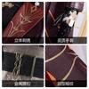 Amor y Espacio Profundo cos Shen Xing Regreso al cosplay Ropa Caza de Luz Negro Caza Juego Actuación en Escenario Disfraz Secundario