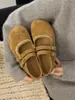 Sapatos Mary Jane Birkenstock de Sola Grossa para Mulheres, Novo Estilo Primavera 2026, Sapatos Delicados para a Noite para Combinar com Saias, Sapatos Baixos Birkenstock, Mocassins