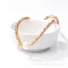 Joia simples de cristal natural pingente de pérola feito à mão colar elegante para meninas joia de moda de verão