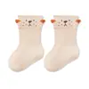 Calcetines para Bebé Estilo Primavera Infantil Recién Nacido Clase a Calcetines de Algodón para Niños Calcetines Infantiles 3D de Dibujos Animados Puño Suelto Sin Costuras Calcetines para Bebé