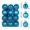 Bolinha de Natal 3cm, bola pequena, bola de plástico brilhante galvanizada, decoração criativa para árvore de Natal, pequeno pingente, item quente transfronteiriço