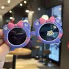 Gafas de Sol Polarizadas de Dibujos Animados para Niños Silicona Suave Lazo de Princesa Corazón Conejito Gafas de Sol para Niños Lindas