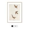 Pájaro Volador Sala de Estar Nórdica Pared de Fondo del Sofá Pintura Decorativa Animal Abstracto Cómoda Decoración Pintura Estilo Tronco Dormitorio Pintura Colgante