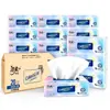 Toallitas húmedas Jierou, suaves y absorbentes, 100 hojas, sin fragancia, toallas de papel para el hogar, paquete económico a granel