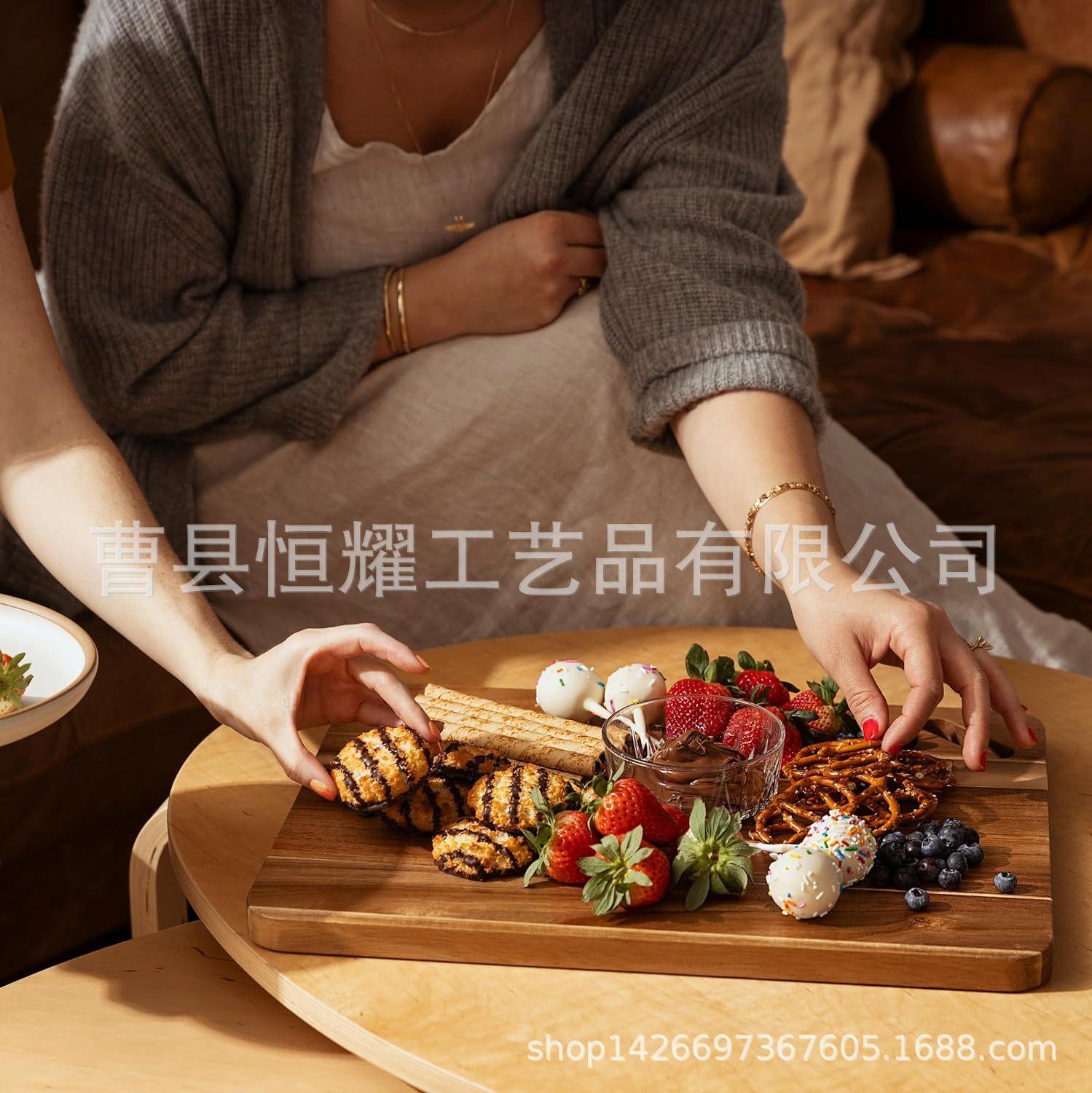 相思木砧板 家用多功能切菜板案板 点心零食奶酪托盘西餐厅牛排