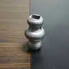 Acessórios para Colunas de Escada em Alumínio Fundido sob Pressão, Corrimãos, Guarda-corpos, Arte em Ferro, Arte em Alumínio, Peças Decorativas com Base Móvel de Cabeça Oscilante