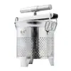 Exprimidor de Verduras Cónico de Acero Inoxidable, Prensa Casera para Vino de Arroz, Herramienta Manual para Deshidratación de Verduras, Herramienta de Acero Inoxidable 304