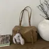 Bolsa de axila retrô de nicho de alta qualidade transfronteiriça bolsa feminina nova versão coreana bolsa de ombro casual para o dia a dia bolsa Boston