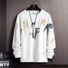 Sudadera estampada de otoño e invierno para hombre 2022 primavera y otoño estilo coreano nueva cuello redondo holgada top tendencia estilo Hong Kong