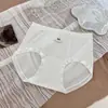 Calcinha feminina de cintura alta com toque de algodão colorido, sem costuras laterais, plus size, confortável, sem costura, respirável, forro antibacteriano, calcinha feminina estilo biquíni